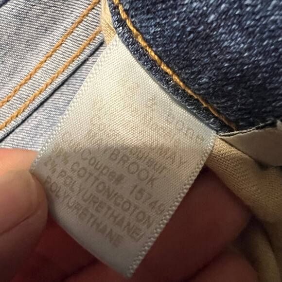 Rag & Bone Jeans Womens 25 10” Cropped Flare Raw Hem Blue Denim Pants - Picture 8 of 12